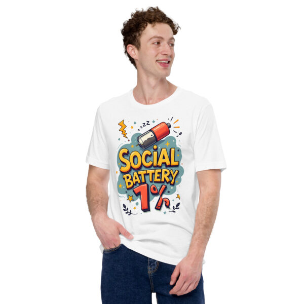 Social Battery 1% Unisex t-shirt