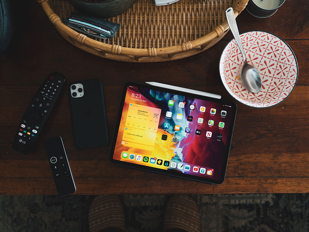 A solopreneur's daily habits, peaceful and focused morning workspace