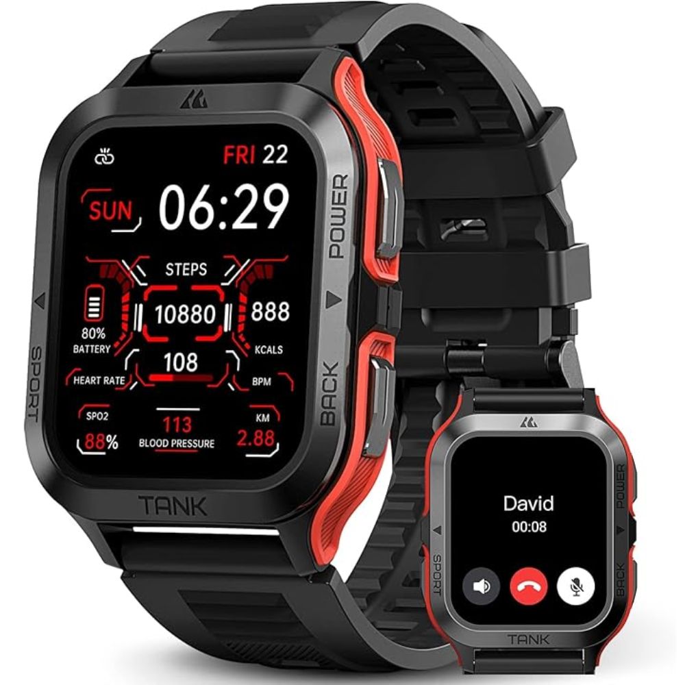 Top 5 Best Rugged Smartwatches for Outdoor, Fitness, and Work Environments AMAZTIM M2