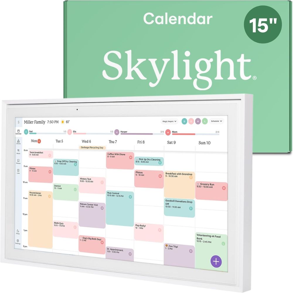 Skylight Calendar – Best for Elegant Home Scheduling