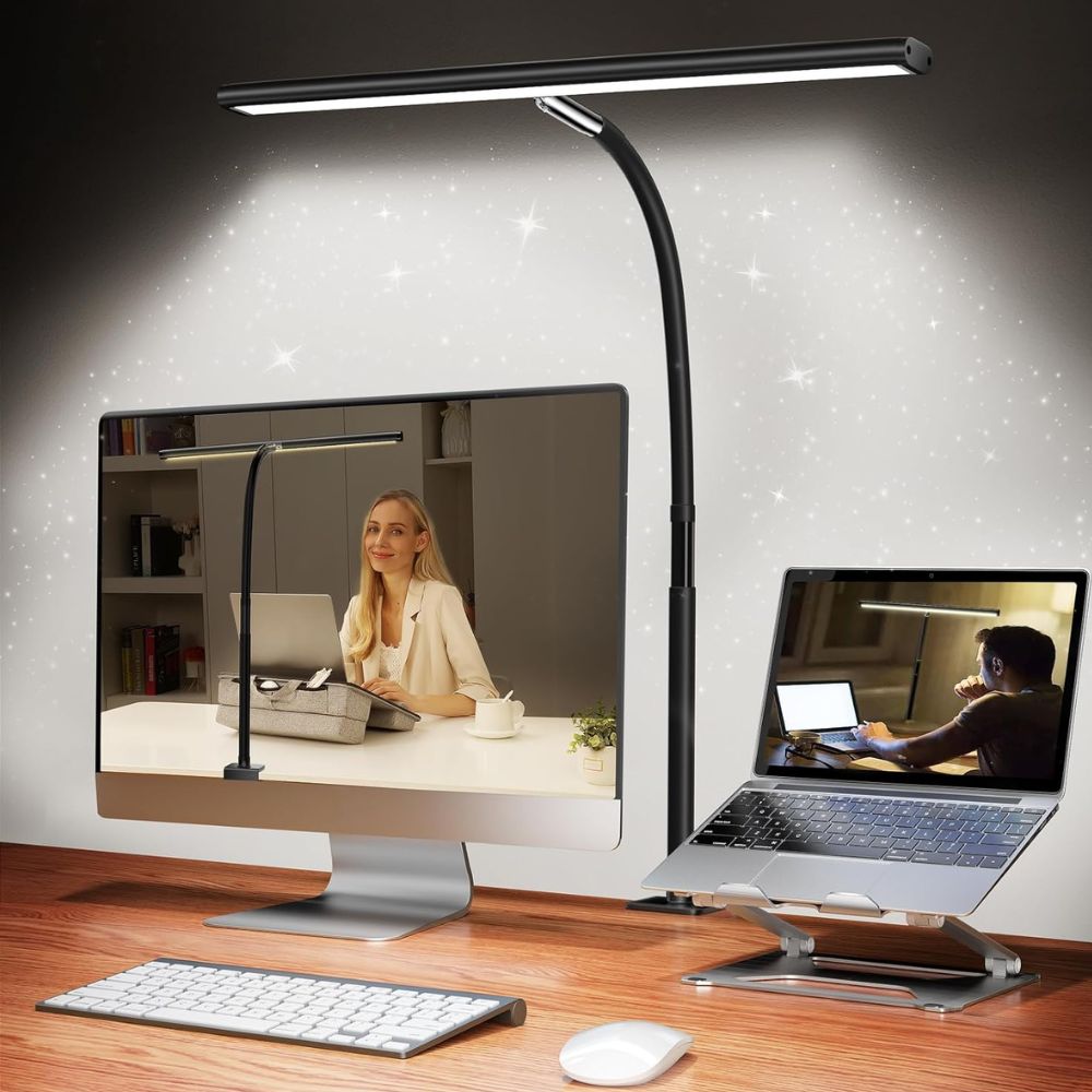 Top 5 Best Desk Lamps for Adjustable Brightness and Perfect Lighting Control Airlonv LED Desk Lamp - Best for Focus