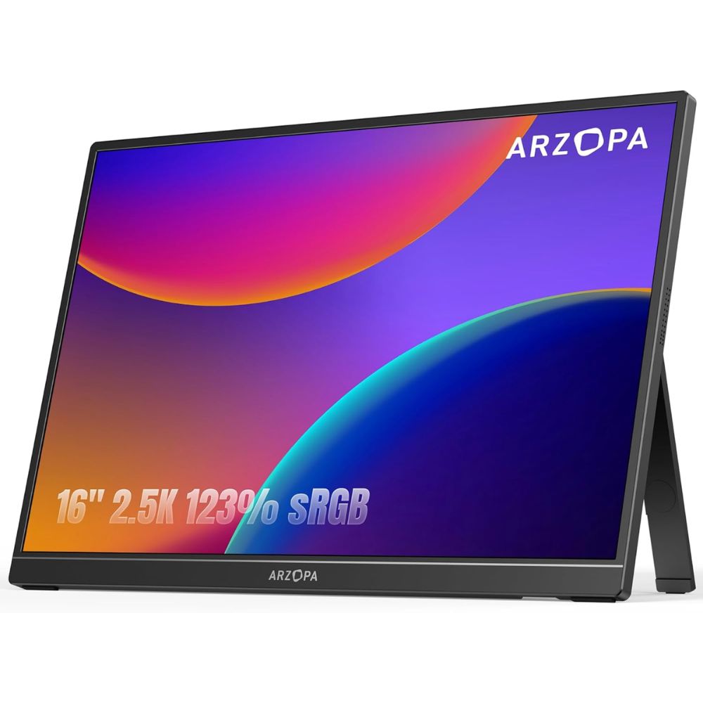 Arzopa Z1RC 16" 2.5K Portable Monitor – Best Overall