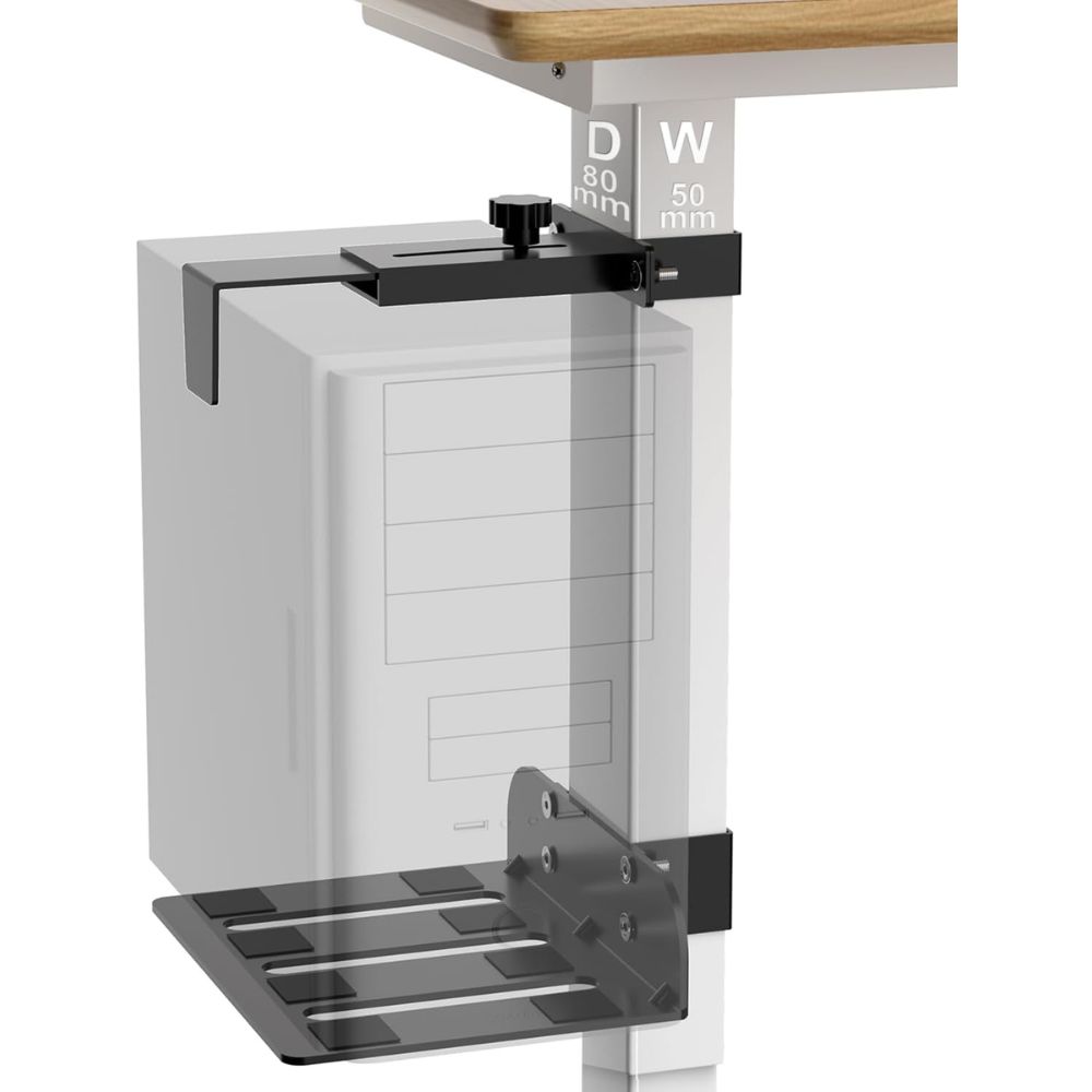 CoJewe Under Desk PC Mount – Best Standing Desk with PC Mount