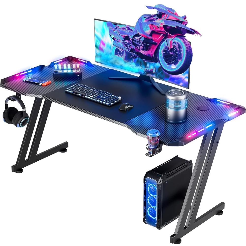 Top 5 Best Budget Desks Under $200 for Every Workspace HLDIRECT 55" Gaming Desk – Best for gaming or multi-monitor setups