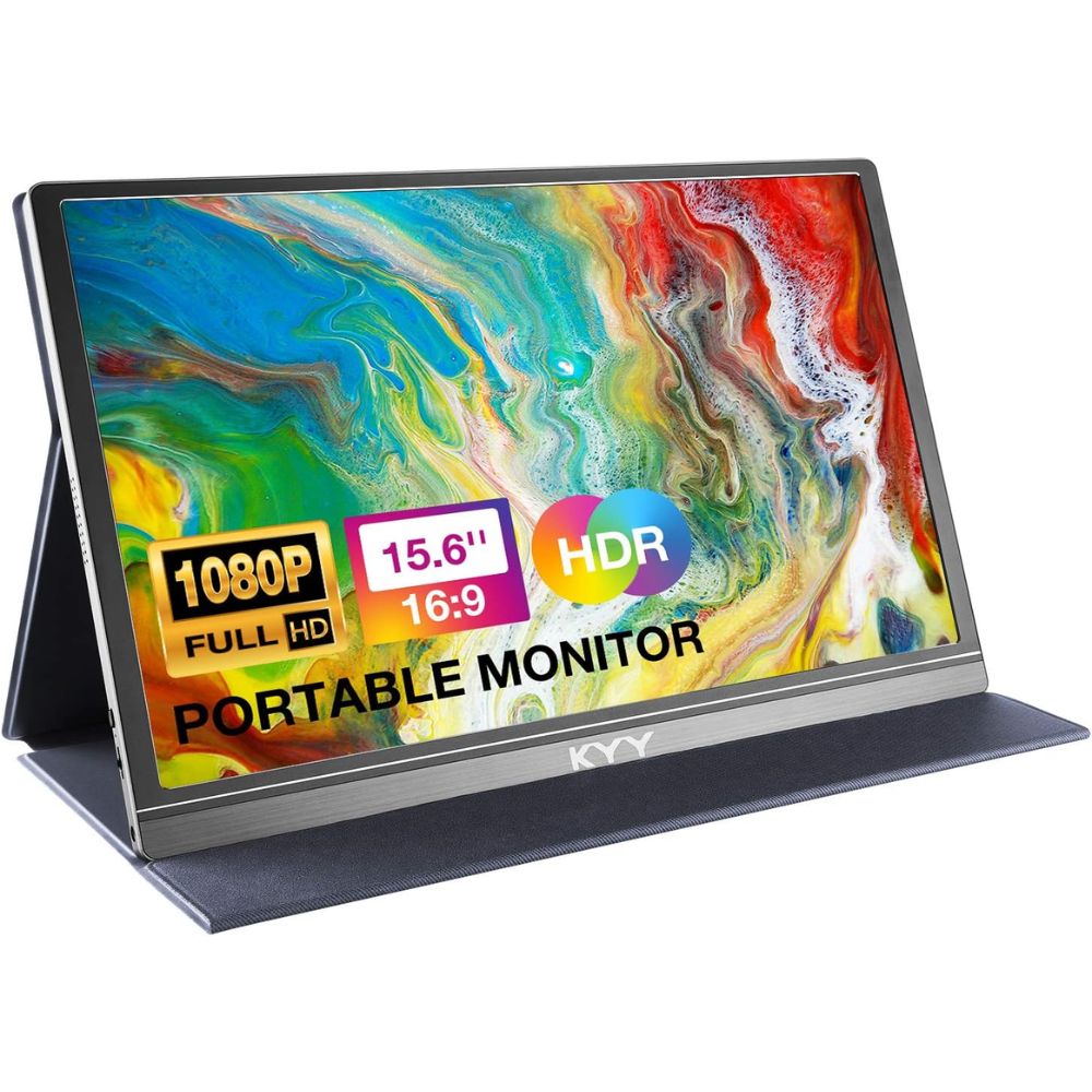 KYY 15.6" Portable Monitor – Best for Simple Plug-and-Play Productivity