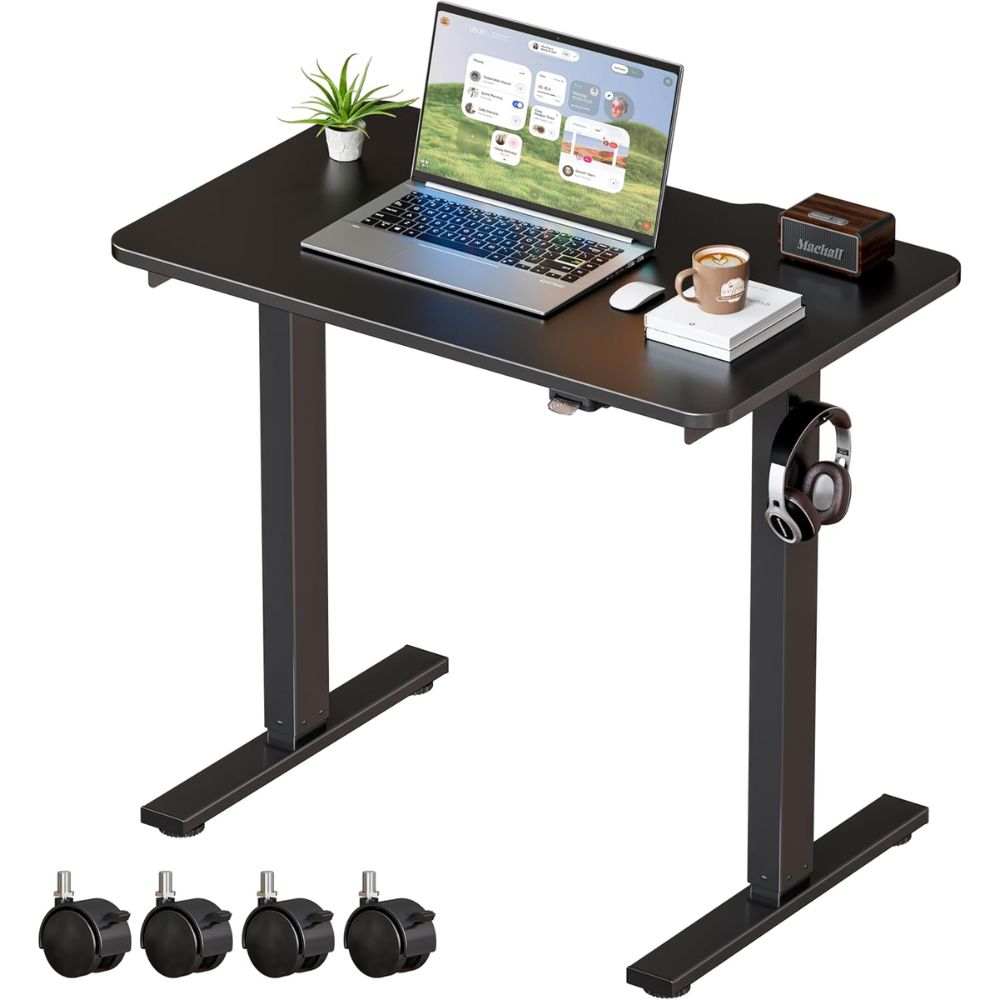 Okin Electric Standing Desk 31.5x19.7 Inches Small Computer Desk – Best Standing Desk for Small Office