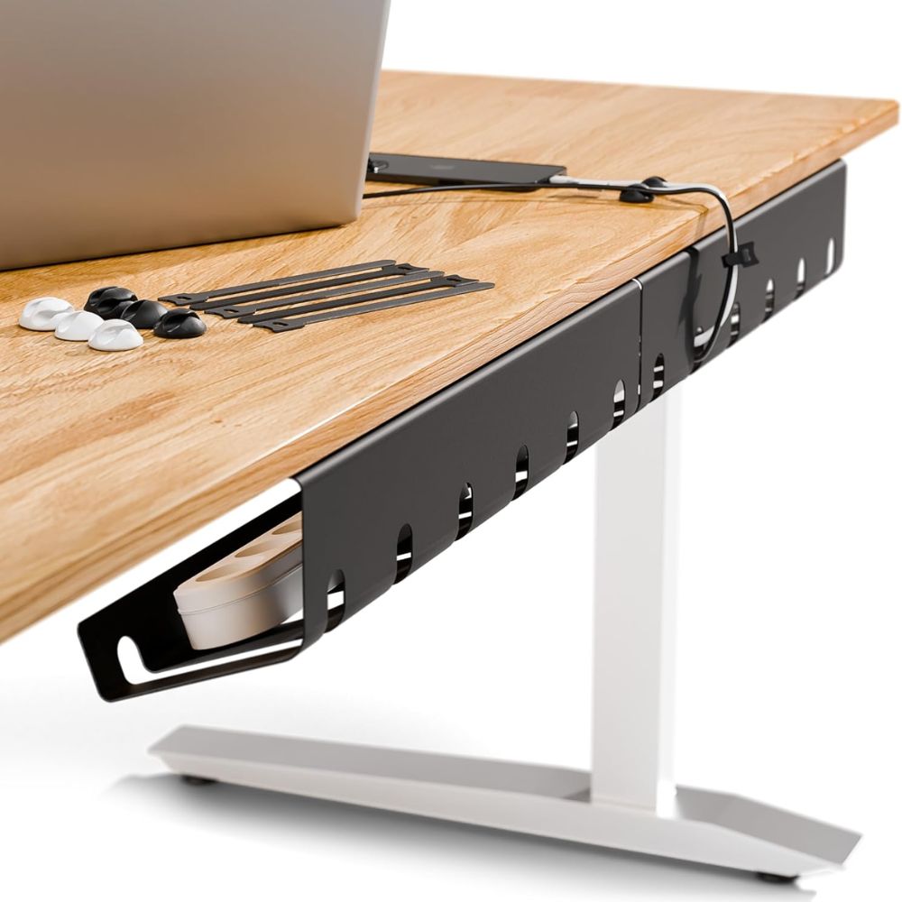 Top 5 Best Cable Management Kits for a Clutter-Free Desk Setup PAMO Under Desk Cable Management System - Best for Gaming / Heavy Setups