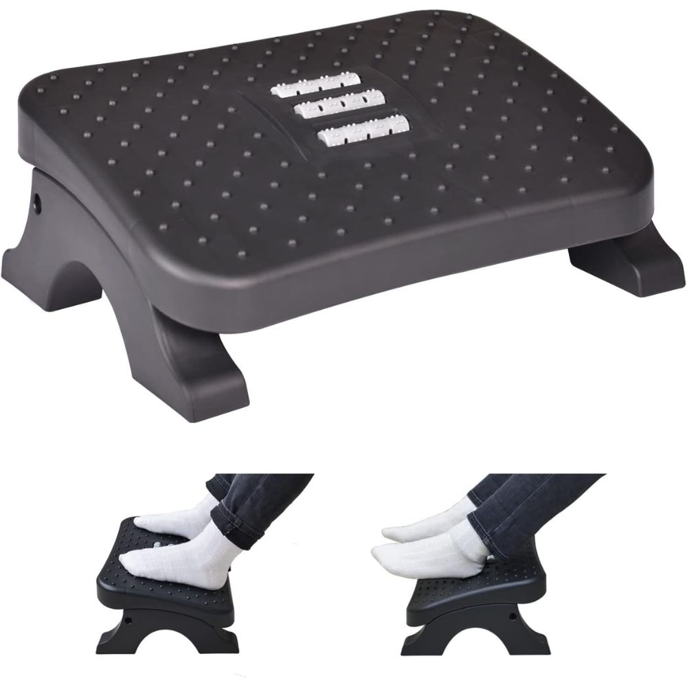 Top 7 Best Footrests for Professionals Sitting All Day | Improve Posture with Height-Adjustable Designs Scalebeard Under Desk Footrest - Best Premium for Maximum Adjustability