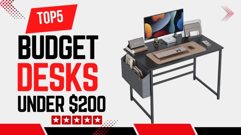 Top 5 Best Budget Desks Under $200 for Every Workspace Top 5 Best Budget Desks Under $200 for Every Workspace