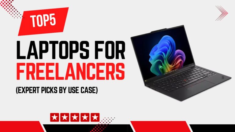 Top 5 Best Laptops for Freelancers (Expert Picks by Use Case)