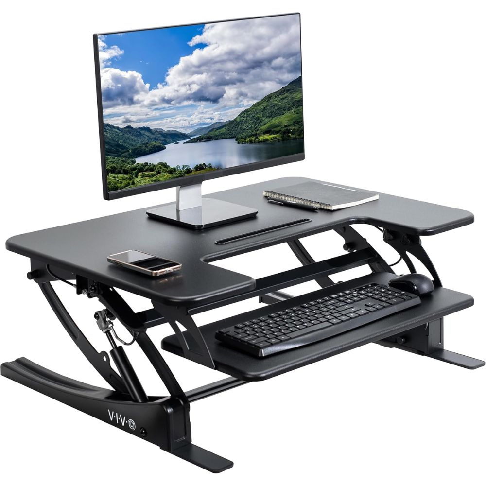 VIVO 32 inch Height Adjustable Stand Up Desk Converter – Best Standing Desk Converter