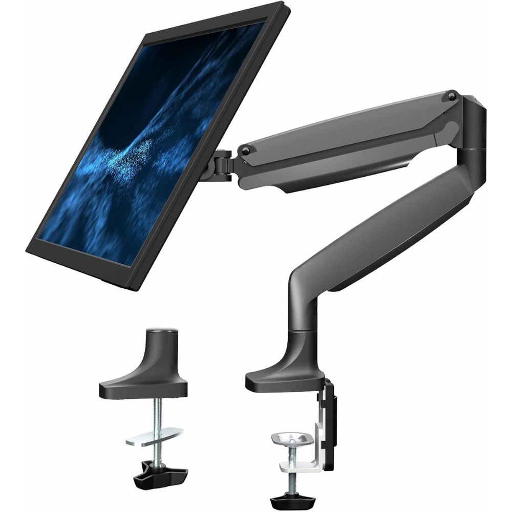 VIVO Single Monitor Desk Mount (STAND-V001Q) - Best for Small Desks