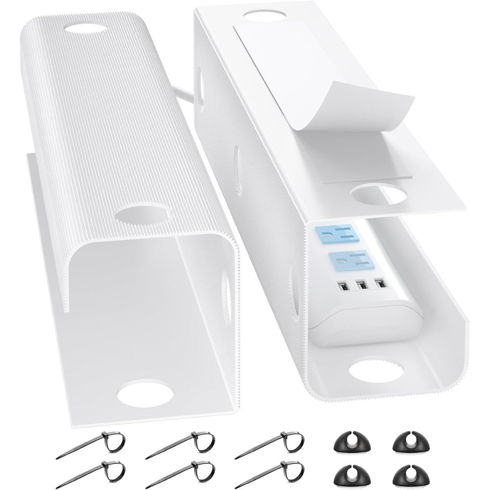 Top 5 Best Cable Management Kits for a Clutter-Free Desk Setup Yecaye 134-Piece Cable Management Kit - Best Budget All-in-One Kit