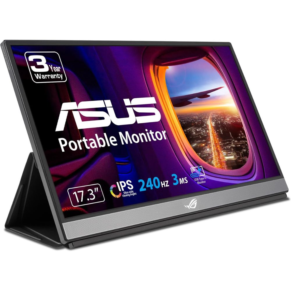 ASUS ROG Strix XG17AHPE 17.3” 240Hz Portable Gaming Monitor - Best for Gaming