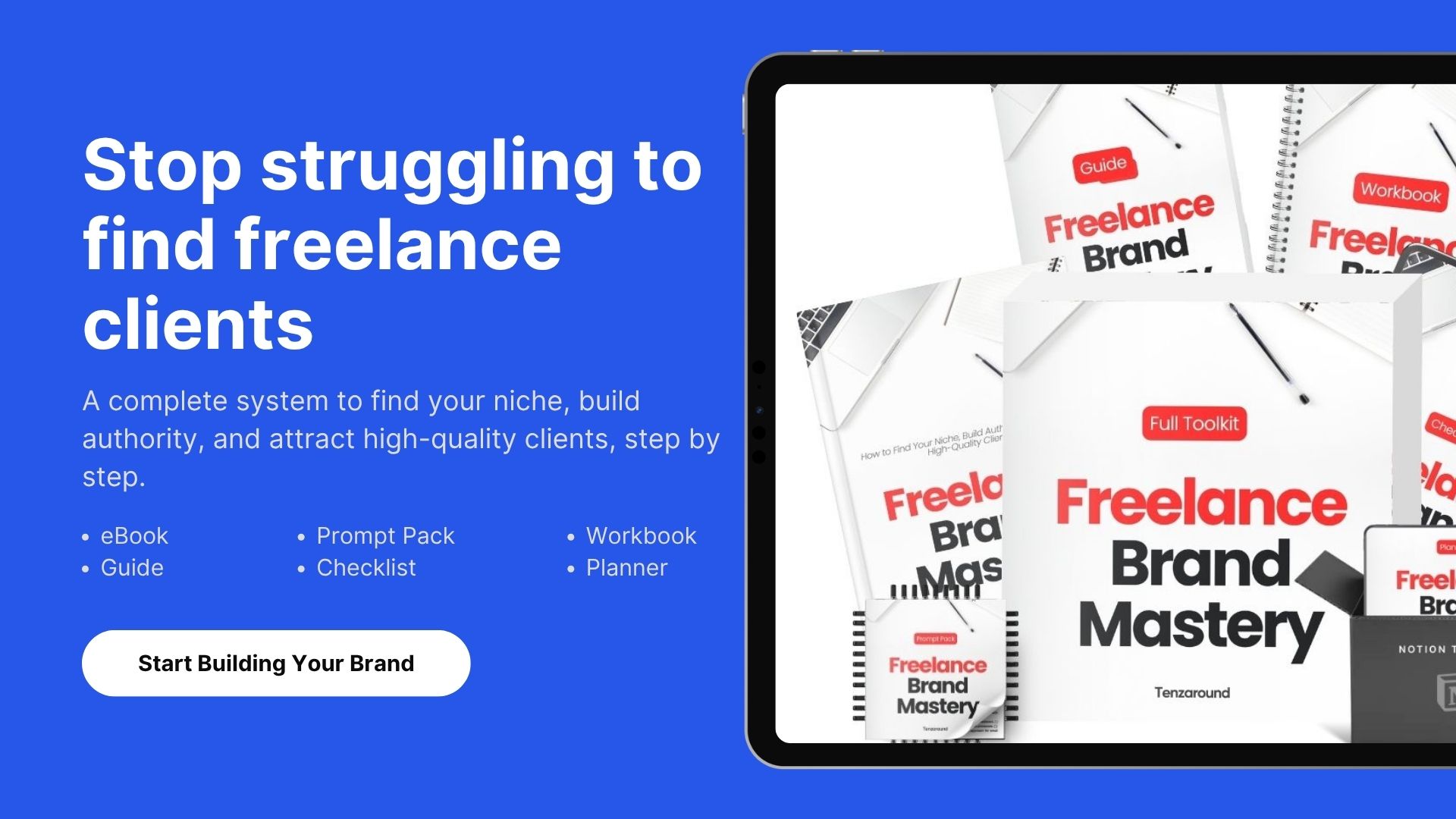 Freelance Brand Mastery Bundle Ad long