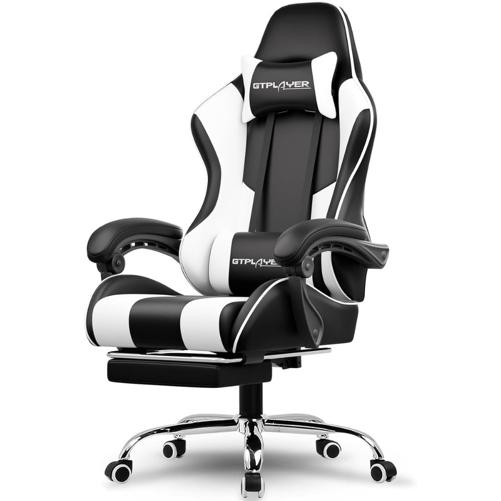 GTPLAYER Gaming Chair with Footrest – Best Gaming Chair with Footrest for gaming
