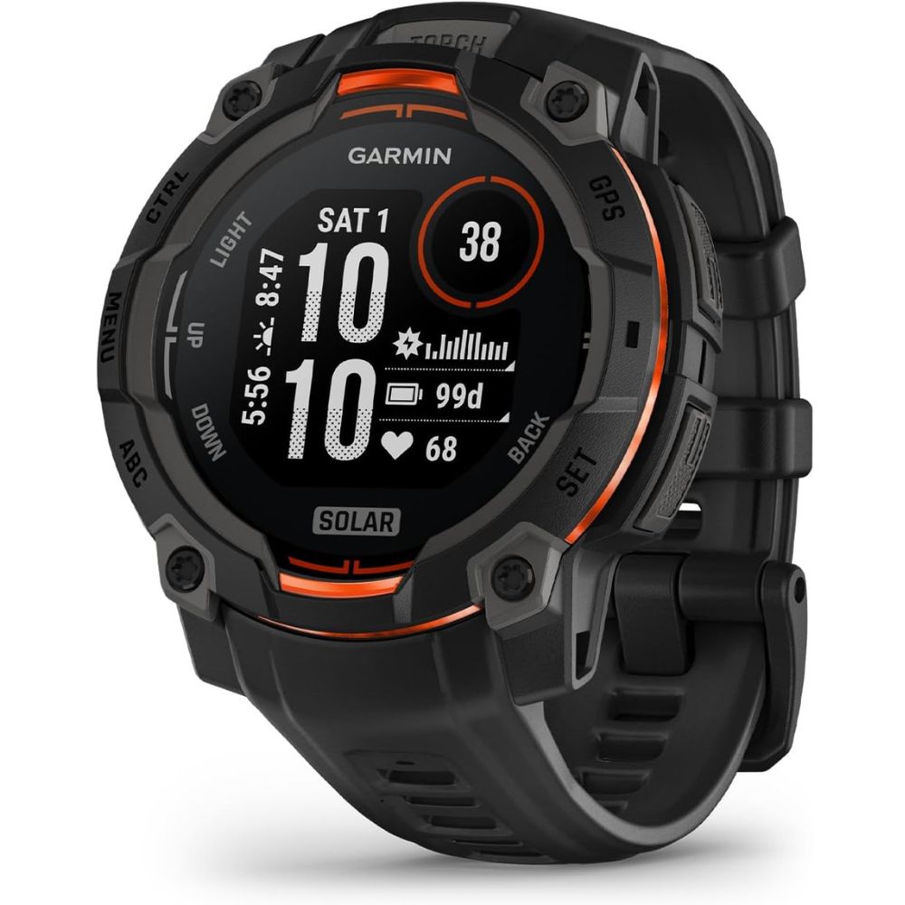 Garmin Instinct 3 Solar – Best for Battery Life