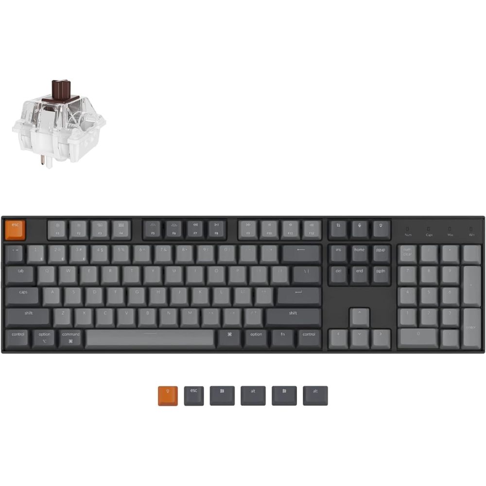 Top 8 Best Wireless Keyboards for Office & Home Use-Say Goodbye to Lag & Clutter with Long Battery Life & Stable Connectivity Keychron K10 Full Size Wireless Mechanical Keyboard – Best Full-Size Wireless Keyboard