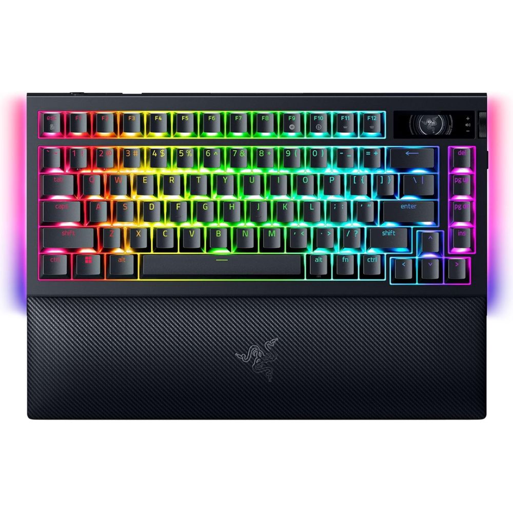 Top 8 Best Wireless Keyboards for Office & Home Use-Say Goodbye to Lag & Clutter with Long Battery Life & Stable Connectivity Razer BlackWidow V4 Pro Wireless Keyboard – Best Wireless Keyboard for Gaming