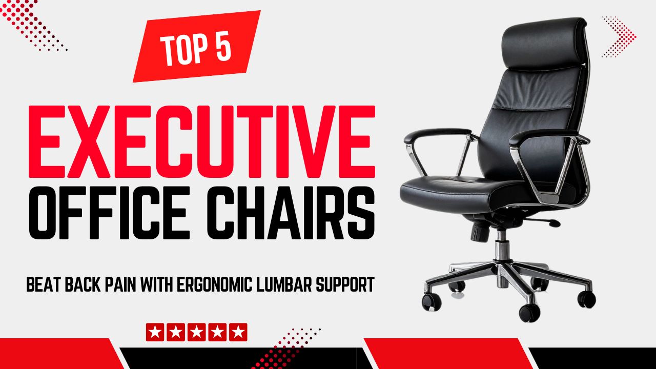 Top Best Executive Office Chairs for Home Office | Beat Back Pain with Ergonomic Lumbar Support