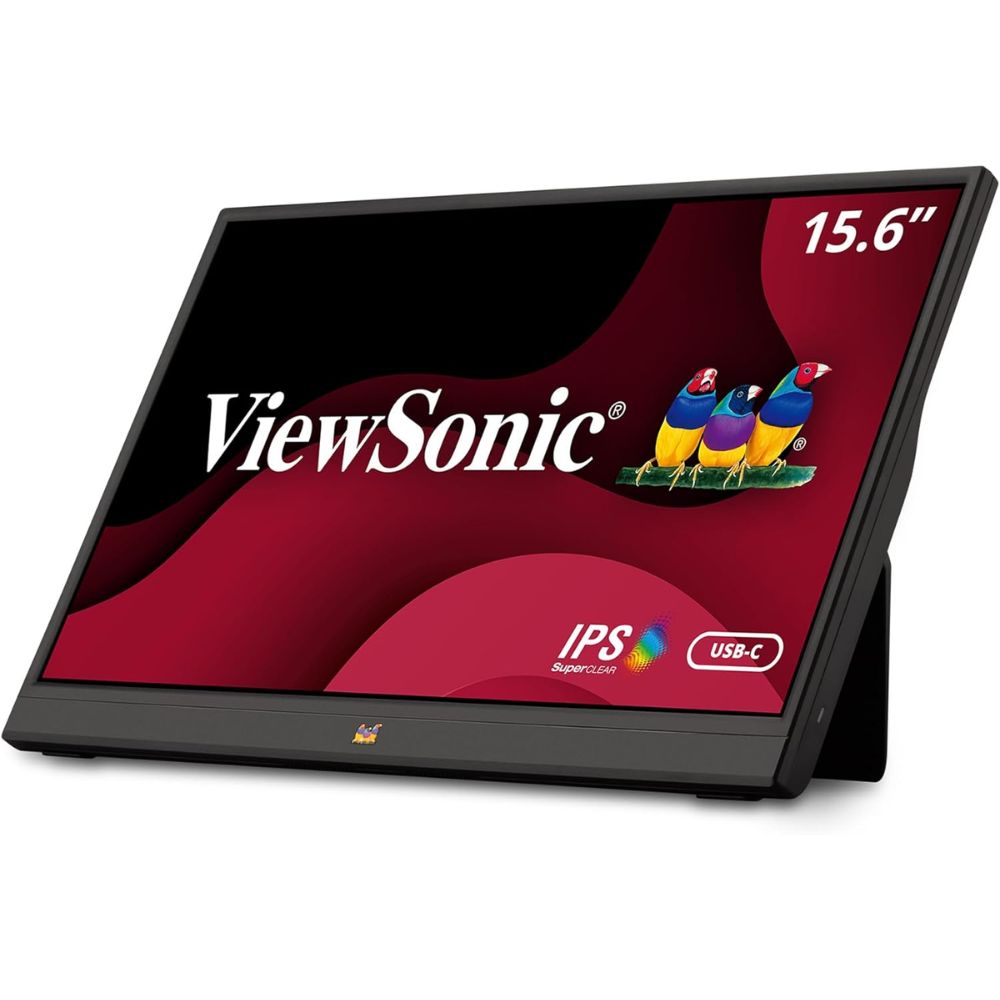 ViewSonic VA1655 15.6” Portable Monitor - Best for Remote Work