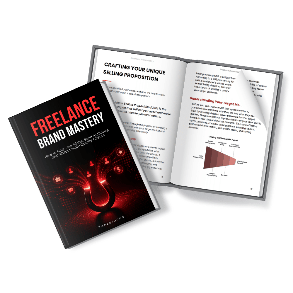 build a website that gets clients ebook mockup landing page